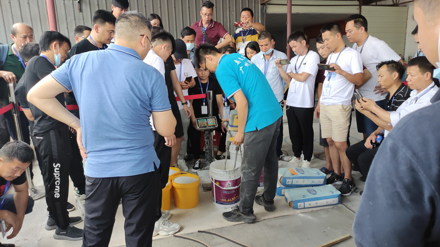 新型無機磨石配比、打漿